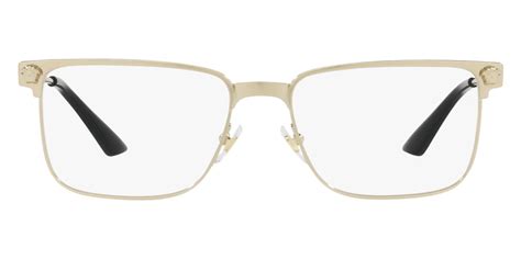 Versace Ve1276 1339 55 Brushed Pale Gold Eyeglasses