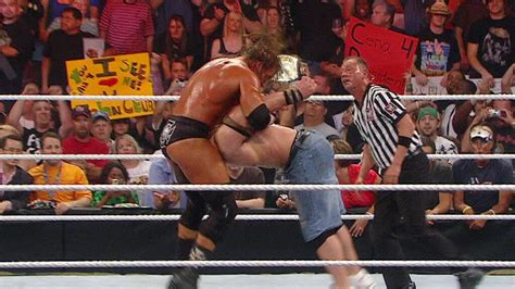 Triple H Vs John Cena Night Of Champions 2008 Wwe Championship