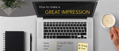 Online Meetings How To Make A Great Impression Virtual Eventfinda