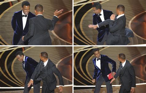 Will Smith Slaps Chris Rock On Stage At The Oscars Award Show Video Inside Anapuafmcom