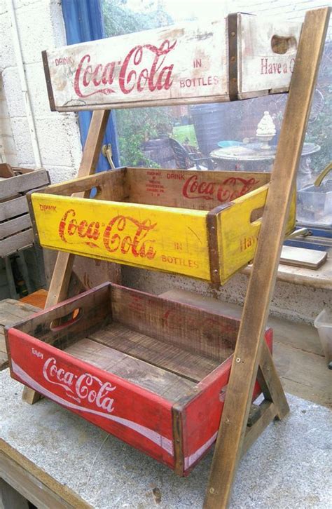 Vintage Coca Cola Wooden Crates ~ For Planter Storage Etc Vintage