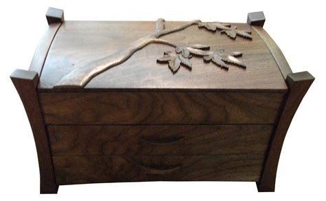 Custom Japanese Style Jewelry Box By Appalachian Moon Woodworks