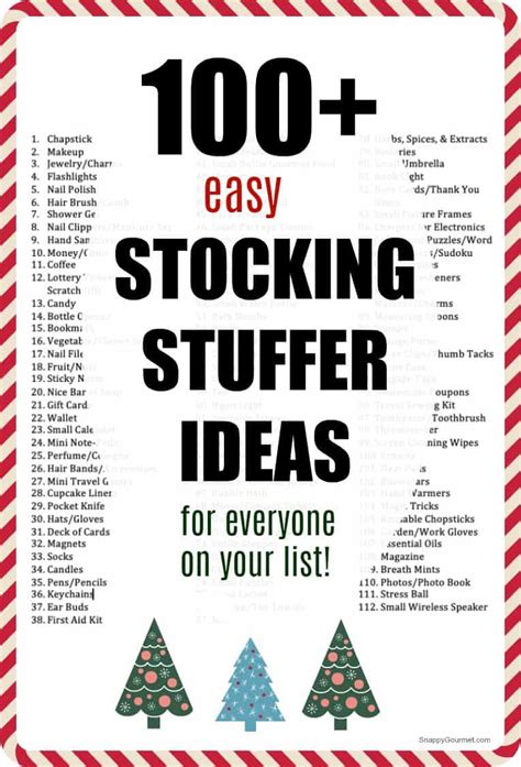 Make this year the christmas that you become famous for your stuffers! Easy Stocking Stuffer Ideas (Unique, Fun, & Practical ...
