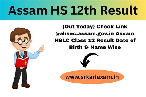 Assam Hs Th Result Out Today Check Link Ahsec Assam Gov In
