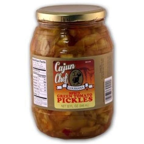 Cajun Chef Pickled Green Tomatoes