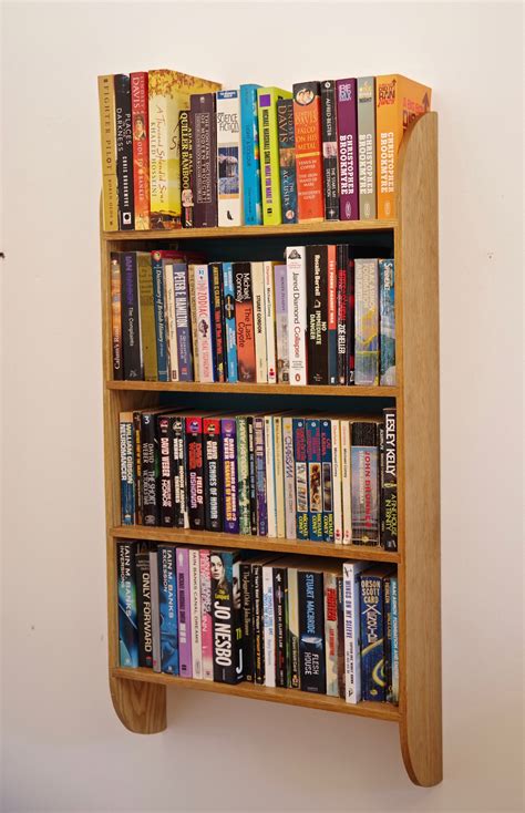 Wall Mounted Bookshelf For Paperback Books Etsy Ireland
