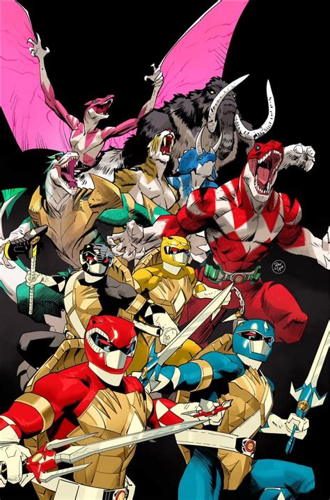 Mighty Morphin Power Rangersteenage Mutant Ninja Turtles Ii 4 Cover