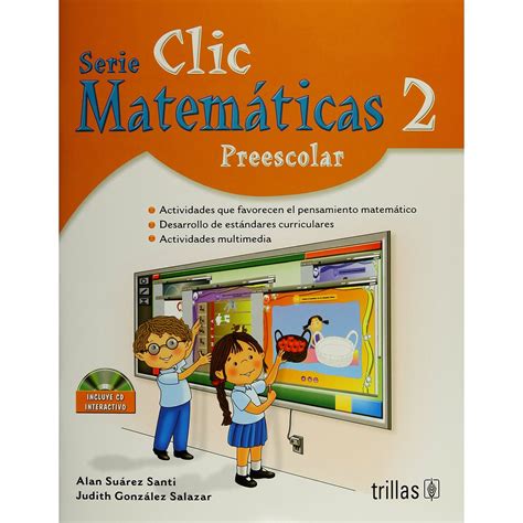 Actividades para preescolar, las mejores actividades para niños de preescolar o inicial. Clic 2, Matematicas Preescolar. Incluye Cd Interactivo