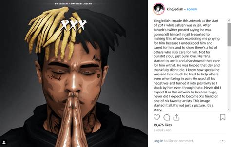 The Story Behind The Iconic Praying Artwork Of X Rxxxtentacion