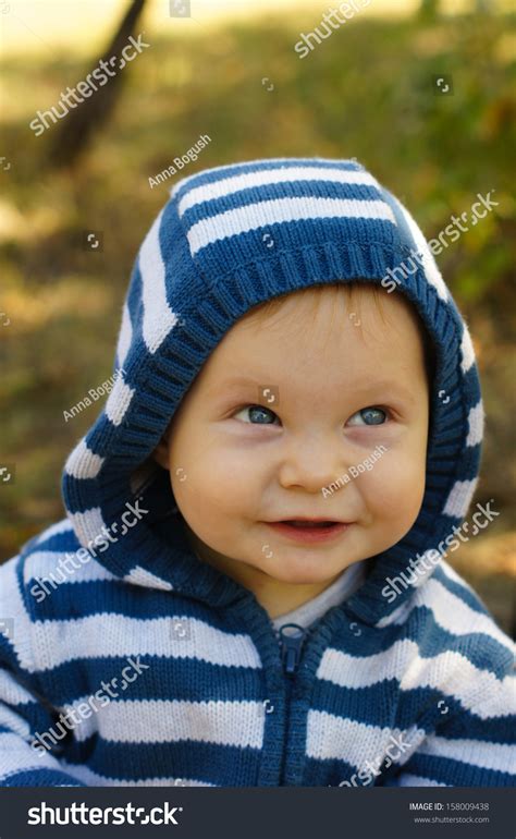 Little Baby Boy Blue Eyes Portrait Stock Photo 158009438 Shutterstock