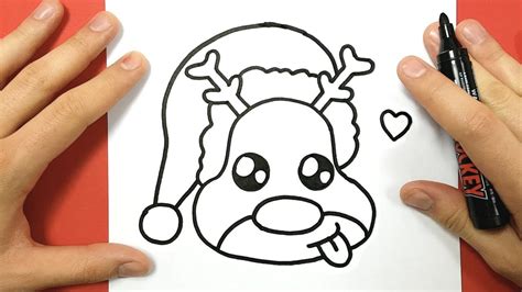How to draw nose for beginners/ easy way to draw a realistic nose. How to Draw Rudolph The Red Nosed Reindeer Cute and Easy ...