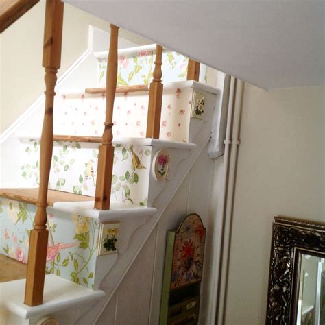 Laura Ashley Wallpapered Stairs Summer Palace Aviary Garden And