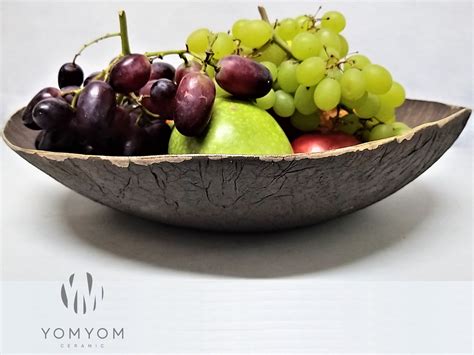 Large Ceramic Fruit Bowl Modern Fruit Bowl Decorative Bowl Etsy