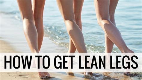 How To Get Lean Legs Workout Christina Carlyle Youtube