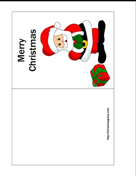 a christmas card with santa claus and presents