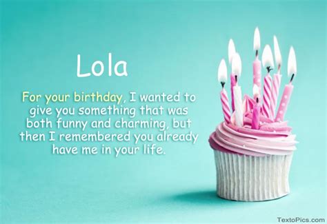 Happy Birthday Lola Pictures Congratulations