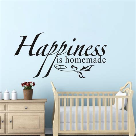 10 diy paper room decor ideas! happiness is homemade vinyl wall decal quotes home decor ...