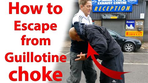 How To Escape From Guillotine Choke Youtube