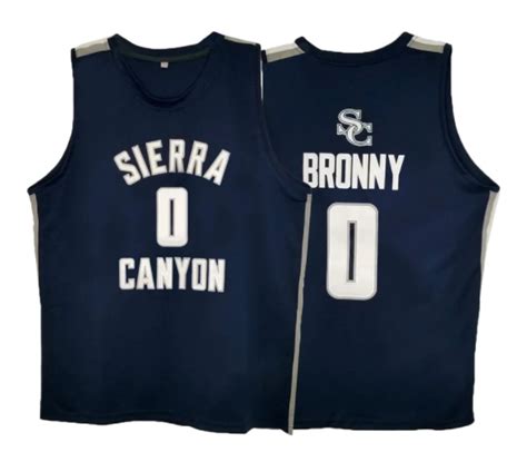Bronny James 0 Sierra Canyon High School Basketball Jersey Izedge Shop