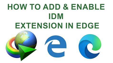 Yukarıda arkadasınbahsettiği yolu izleyince görüyorsunuz. How to Add and Enable IDM Extension for Microsoft Edge 2020 - YouTube