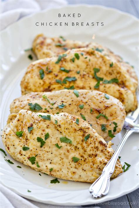 chicken baked recipes easy breast oven breasts recipe quick dinner boneless meal skinless roasted delicious tender yellow simple stir fry