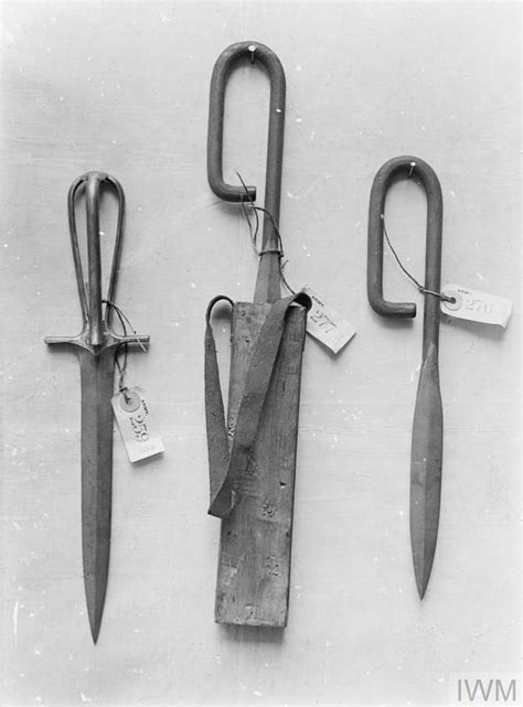 French Trench Knives Known As ‘french Nails On Display At The Imperial