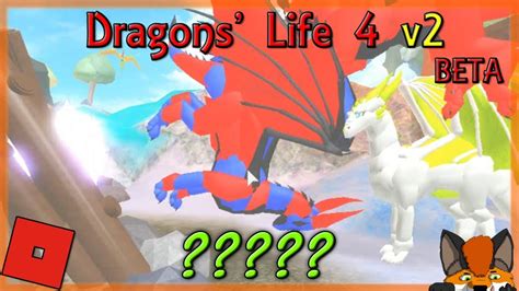 Roblox Dragons Life 4 V2 Beta 27 Hd Youtube