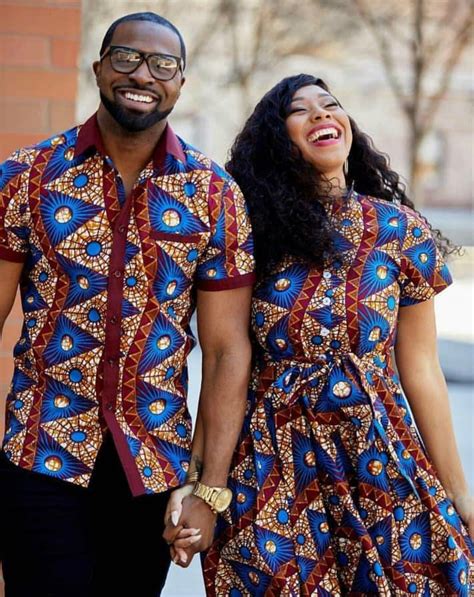 Couples Matching Outfits African Clothing For Couplesafrican Etsy