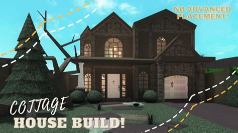 33k Bloxburg Cottage Mansion House Build 2 Storyno Advanced