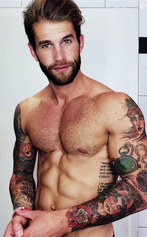 Pin By Random Gymdweeb On Hotties Tatted Men Tattoos For Guys Inked Men