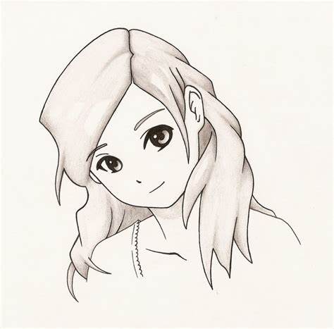 Girl Drawing Simple At Getdrawings Free Download