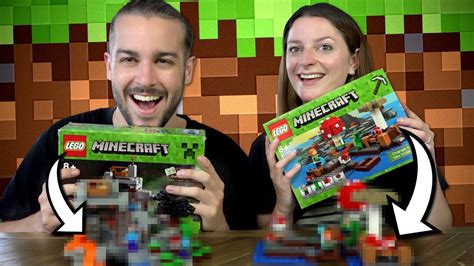 Video De Guillaume Et Kim Sur Minecraft Halloween - ON CONSTRUIT DES LEGO MINECRAFT ! | CHALLENGE GUILLAUME VS KIM