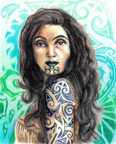 Maori Moko Maori Woman Poster By Scarlett Royal Maori Tattoos Maori People New Zealand Art