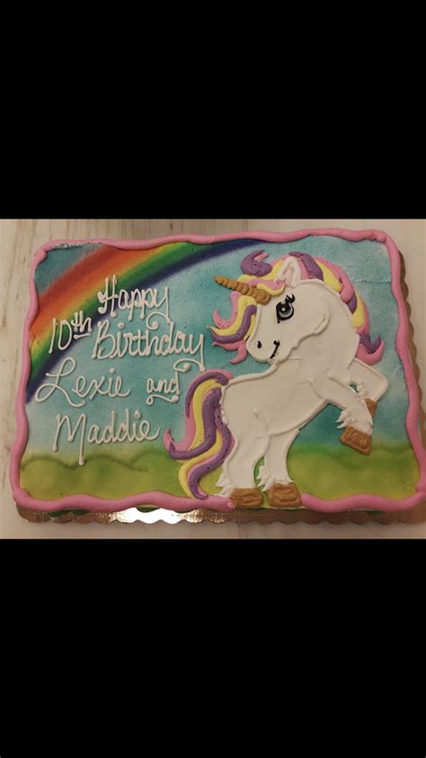 More images for unicorn sheet cake idea » Unicorn sheet cake birthday | Unicorn birthday cake ...