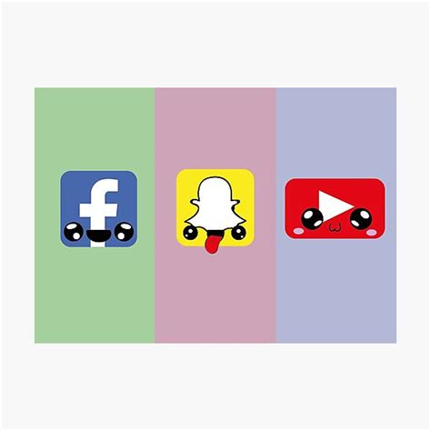 Iconos Kawaii De Redes Sociales Red Social Te Explicamos Qu Son Las