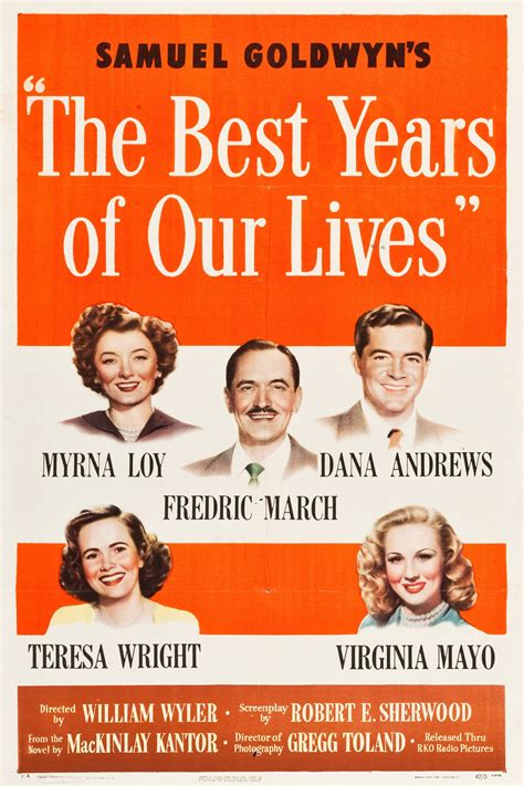 The Best Years Of Our Lives 1946 The Poster Database Tpdb