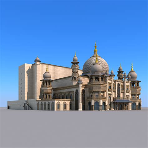 Indian Temple 3d Model