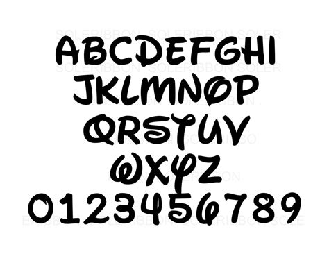 Walt Disney Font Svg Font Svg Alphabet Ttf Included Etsy Imagesee