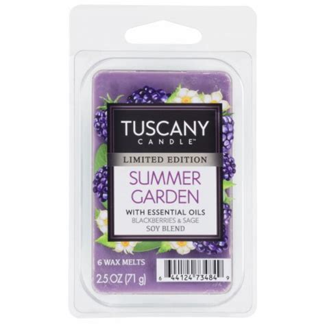 Tuscany Candle Limited Edition Summer Garden Wax Melts 6 Pk 25 Oz Kroger