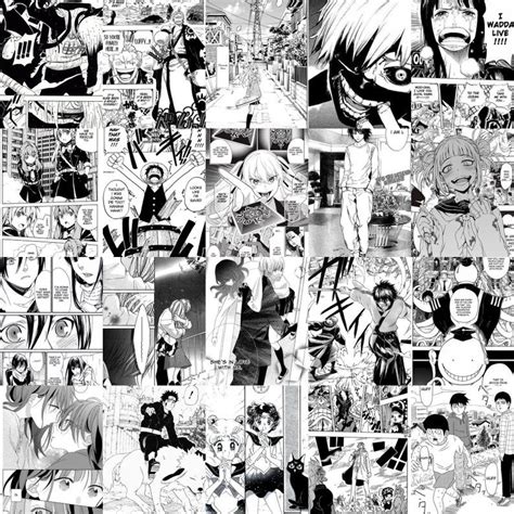 Pcs Anime Wall Collage Manga Esth Tique Manga Wall Etsy All Anime