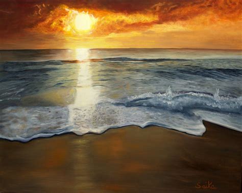 Sunrise Sunset Diy Painting Painting Drawing