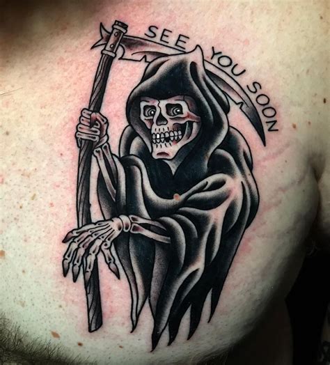 Top 77 Grim Reaper Tattoo American Traditional Vn