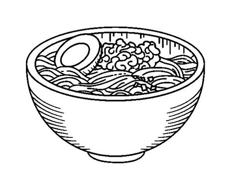 Noodles Colouring Pages Sketch Coloring Page