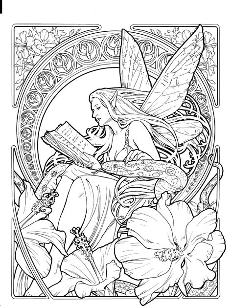 Coloring Pages Pin By Brenda Mendenhall On Art Like Fairy