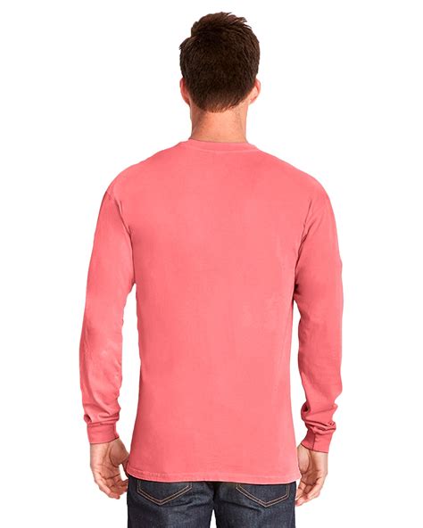 Next Level 7451 Adult Inspired Dye Long Sleeve Crew With Pocket