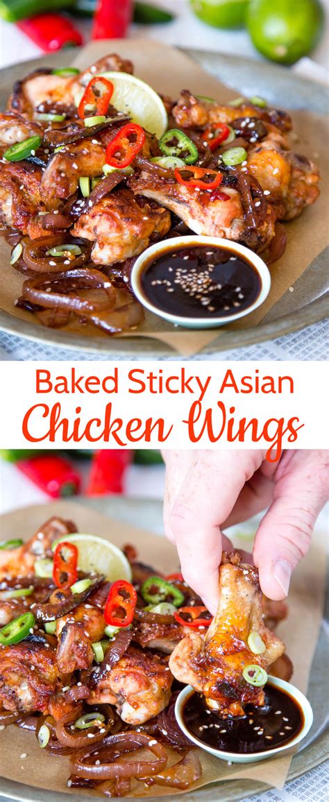 recipe sticky asian chicken wings