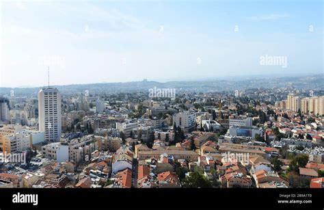 Skyline Of Jerusalems City Center Stock Photo Alamy