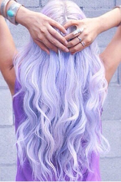 The hair needs to be lightened underneath then the bright. Neon Faded Purple White Hair | Pastel purple hair ...