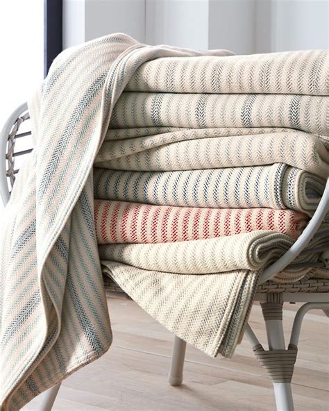 Cotton Ticking Stripe Blankets And Throws Ticking Stripe Striped