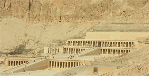 Mortuary Temple Of Hatshepsut Deir El Bahri Egypt Ca 1473 1458 Bce Egyptian Dynasty Xviii